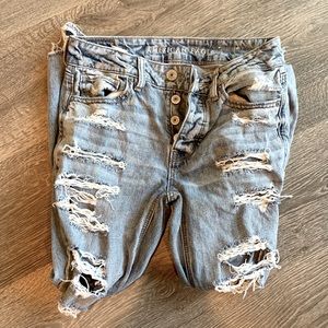 America Eagle tom girl jeans